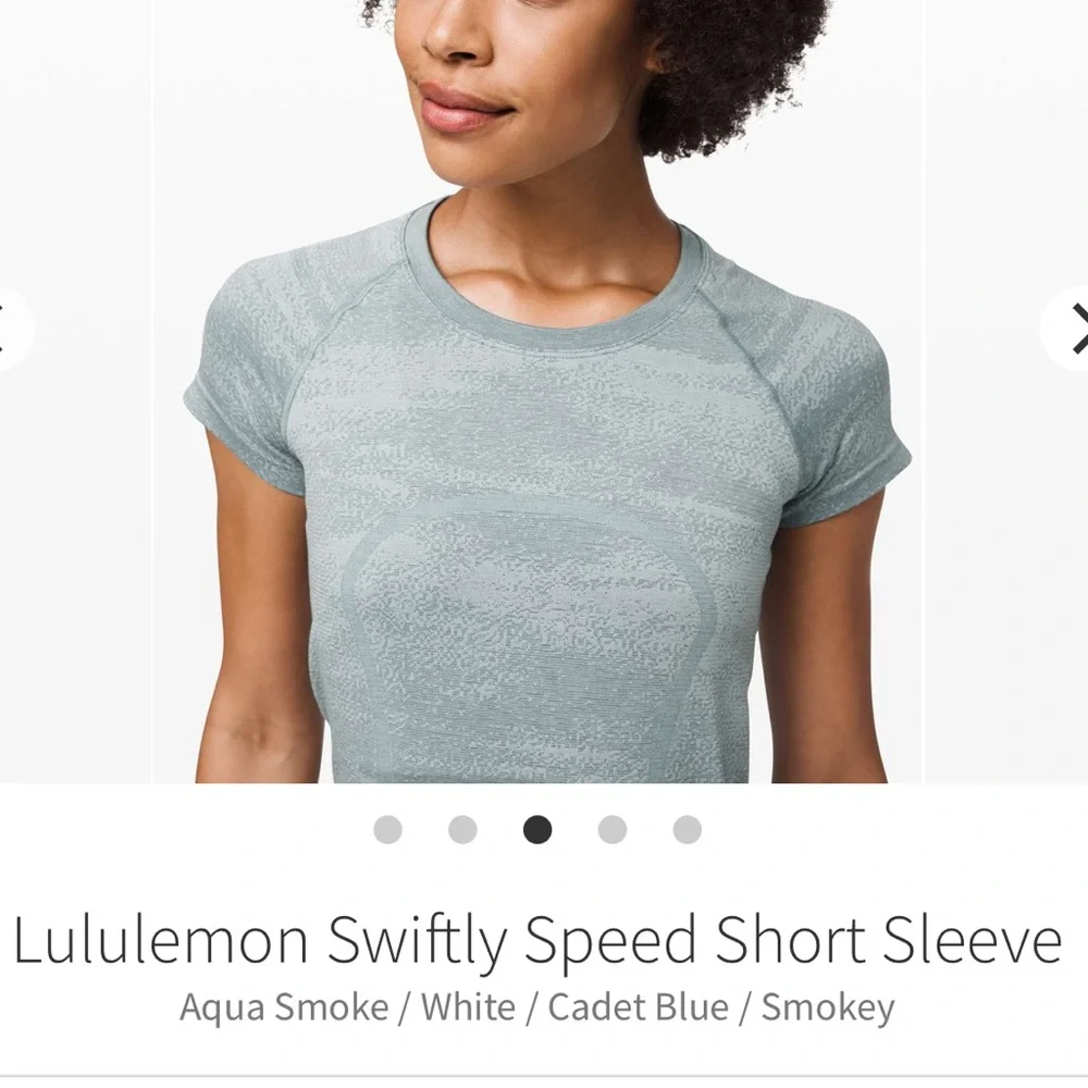 lululemon athletica Women's Short Sleeve Tee in Light Gray